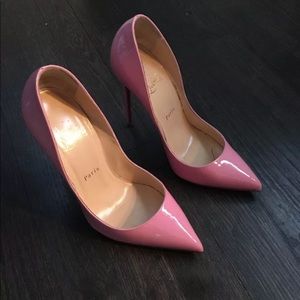 Christian Louboutin Pigalle Follies, Rose, Sz 37.5
